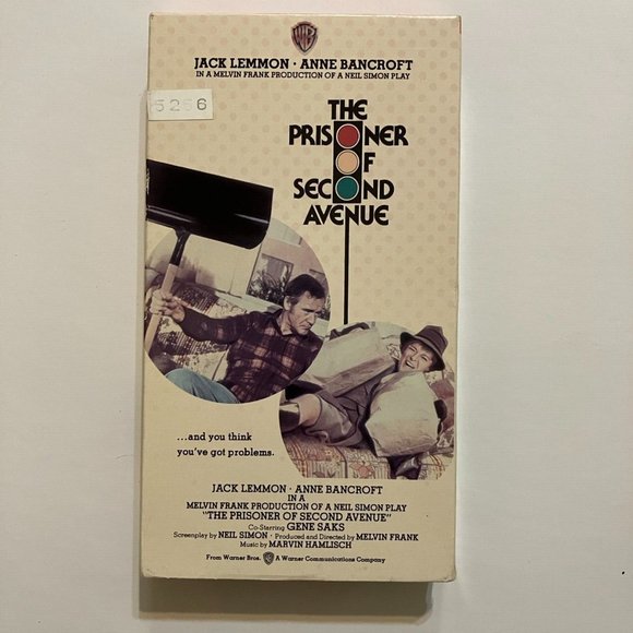The Prisoner of Second Avenue Jack Lemmon Anne Bancroft VHS - Picture 2 of 4